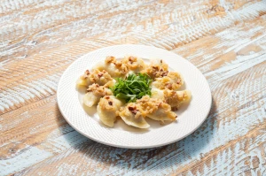 Pierogi bezglutenowe z mięsem wołowo-wieprzowym 10 szt.