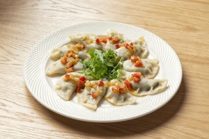 Pierogi ze szpinakiem i tofu (wegańskie) 10 szt.